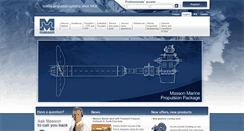 Desktop Screenshot of masson-marine.com